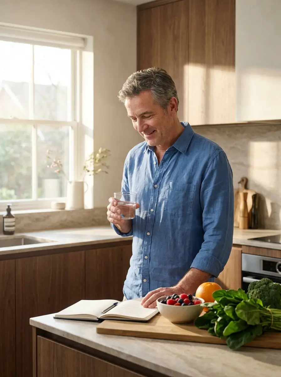 Daily wellness habits for men